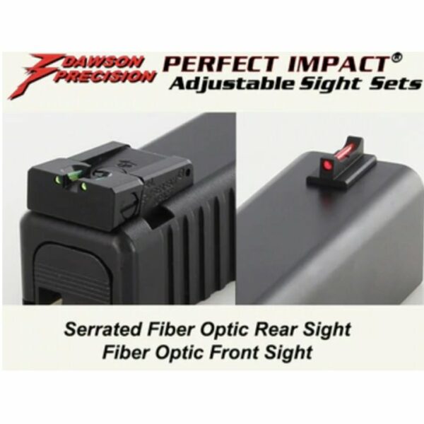 Dawson Precision Adjustable Rear Sight Glock - Speededge