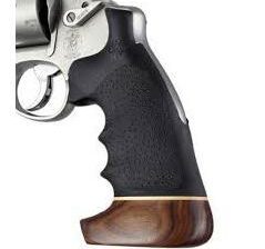 Hogue Grip Big Butt S&W N Rubber Wood Revolver - Speededge