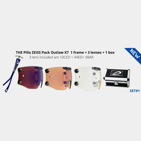 Pilla Sport Eyewear Shooting Glasses (Includes 3 lenses)