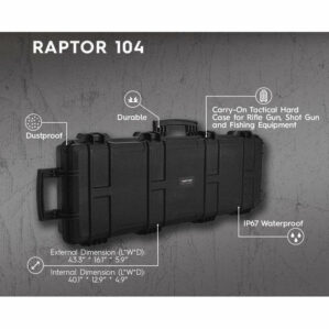 Raptor 104 Hard Rifle Case L=1,020mm(40.2") - Speededge
