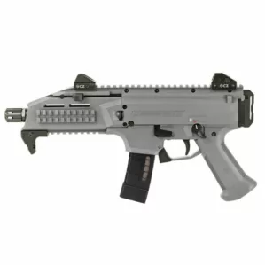CZ PISTOL Model Scorpion EVO 3 S1 Grey, Cal.9mm Polymer Frame, low-profile sights, Picatinny rail, ambi-safety and charging handle, 20-rd magazine capacity - Speededge